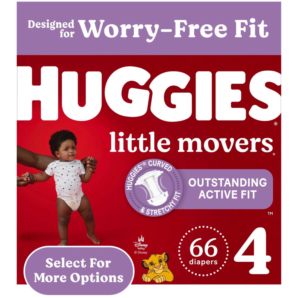 Huggies Diaper Little Movers - Fraldas Huggies Little Movers Tamanho 4