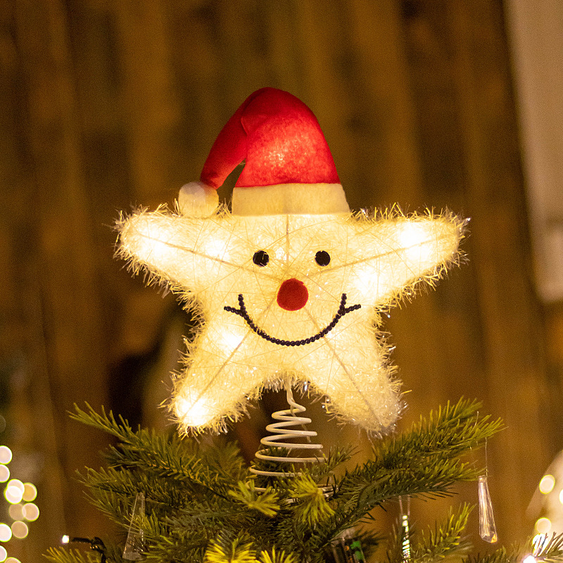 Star Tree Topper - Árvore de natal led estrela árvore