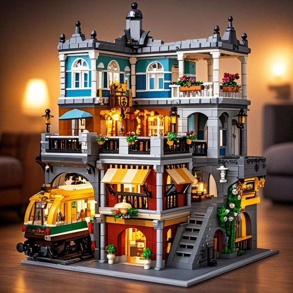 Lego Set City - Burgershop conjuntos de blocos de construção