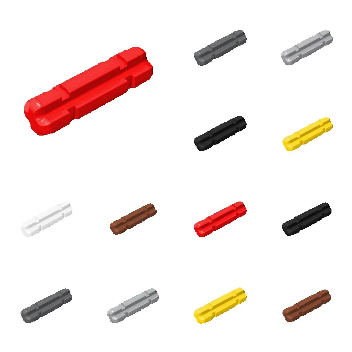 Lego Set Technic - 50 peças 3704 32062 eixo 2l