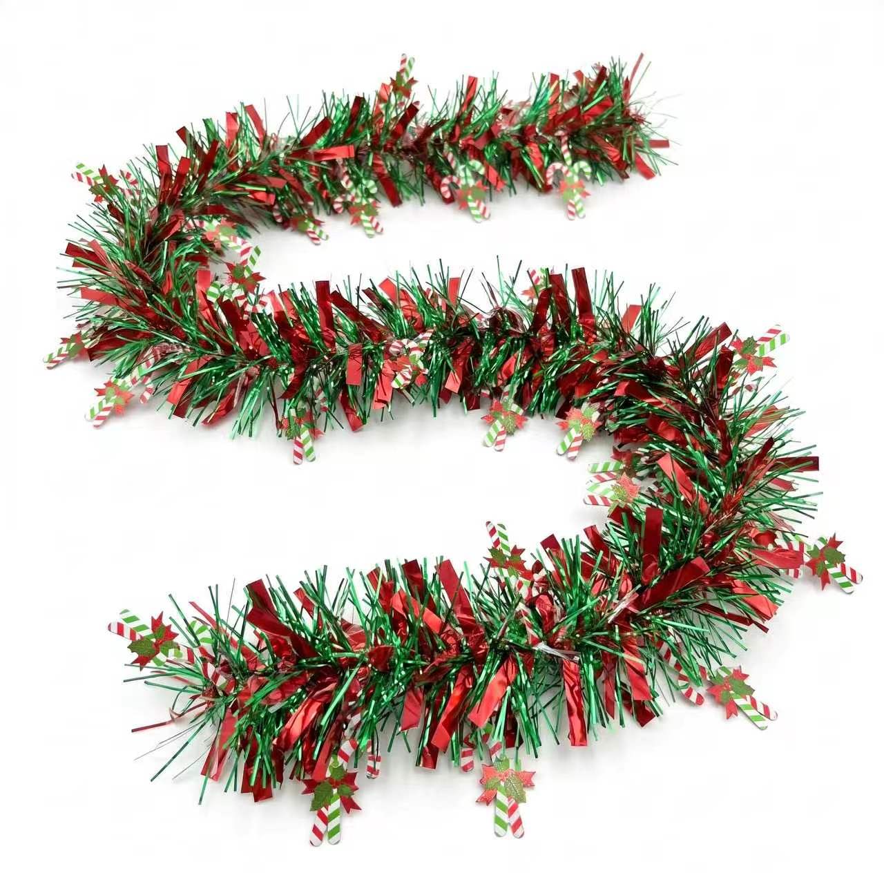 Tinsel Garland Decoration - Guirlanda de Natal de 2M em