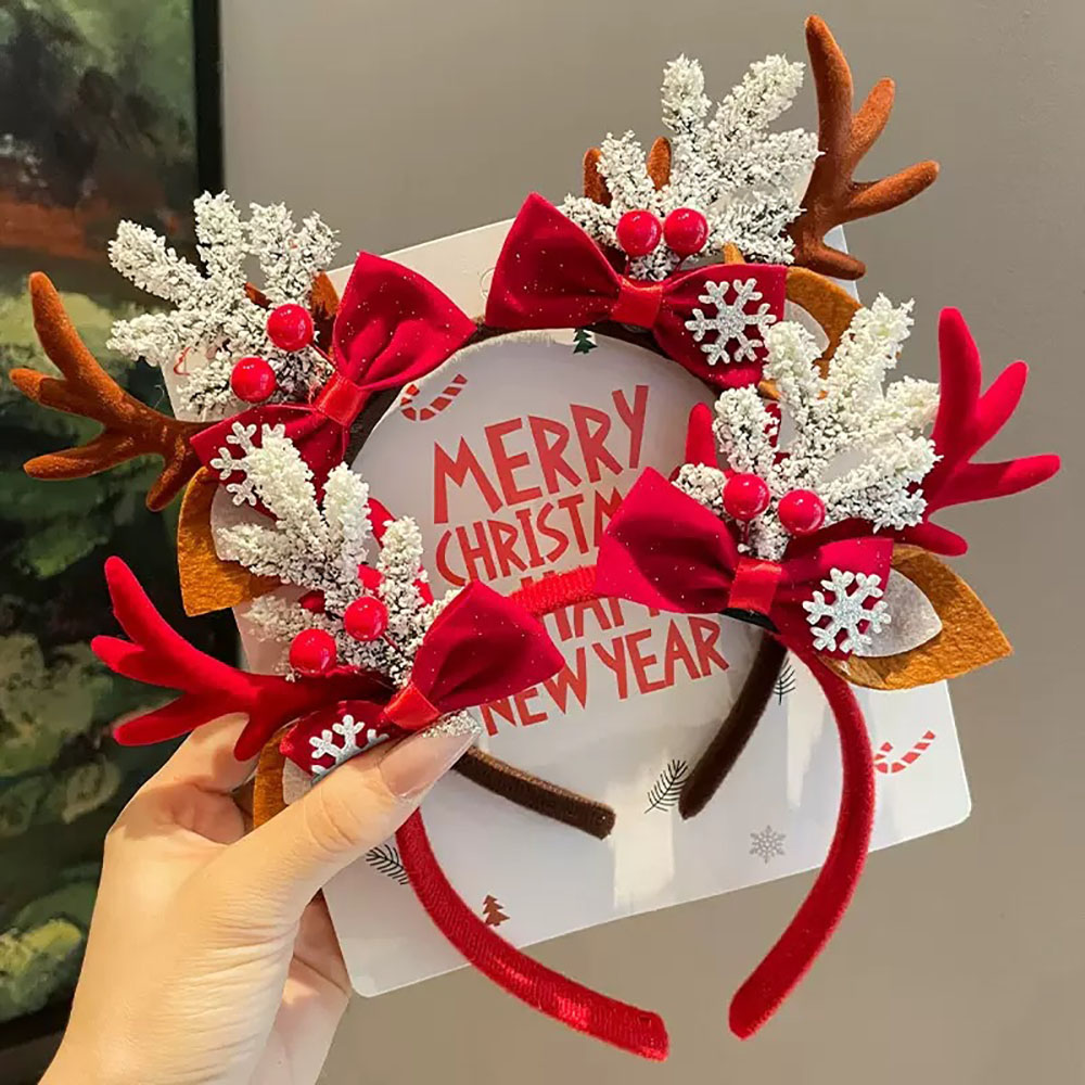 Bonito acessórios de cabelo am - Reindeer Antlers Headband avaliação e preço
