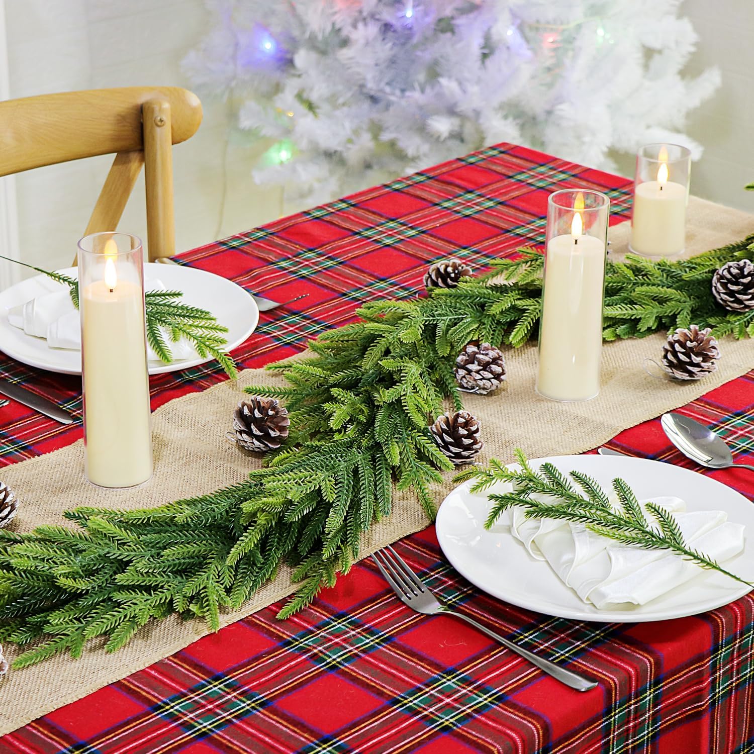 20/40 Peças de Plantas Artific - Christmas Tree Artificial avaliação e preço