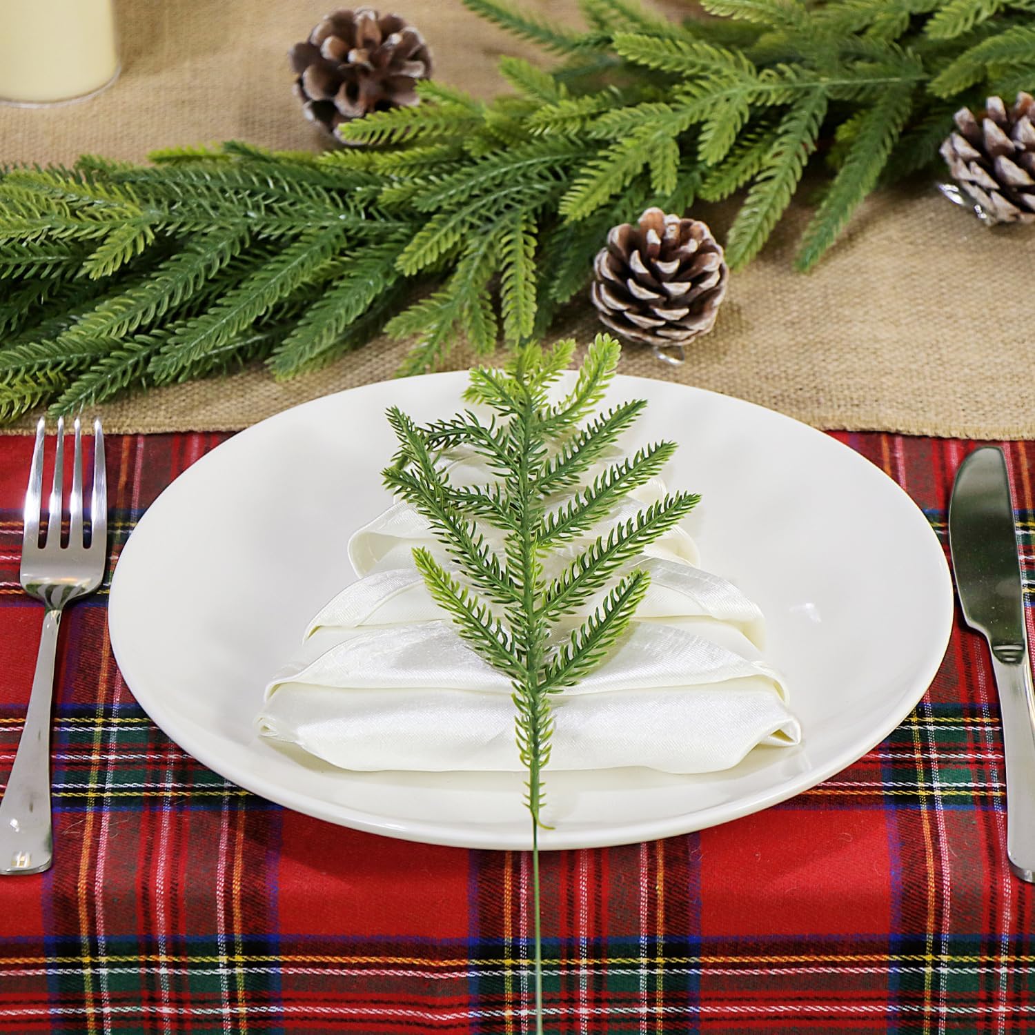 20/40 Peças de Plantas Artific - Christmas Tree Artificial avaliação e preço