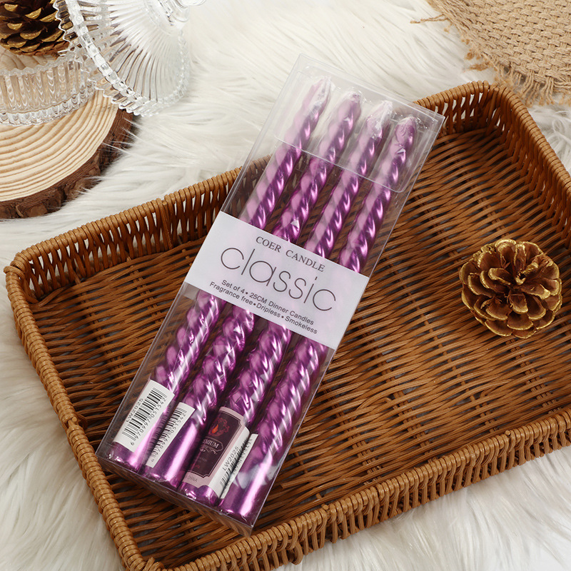 4 pçs estilo europeu pólo long - Holiday Candle Set avaliação e preço