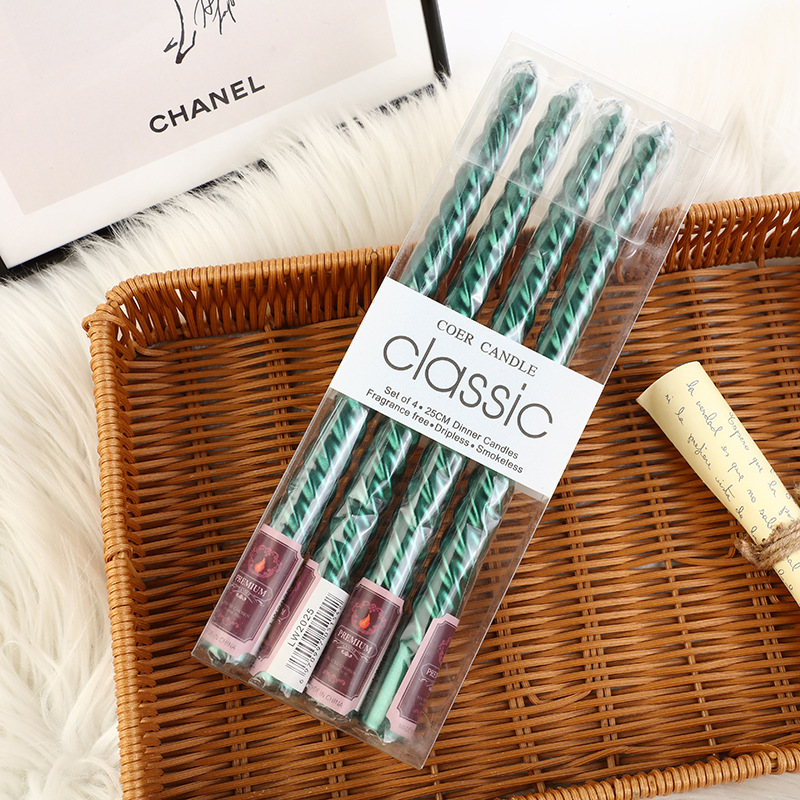 4 pçs estilo europeu pólo long - Holiday Candle Set avaliação e preço