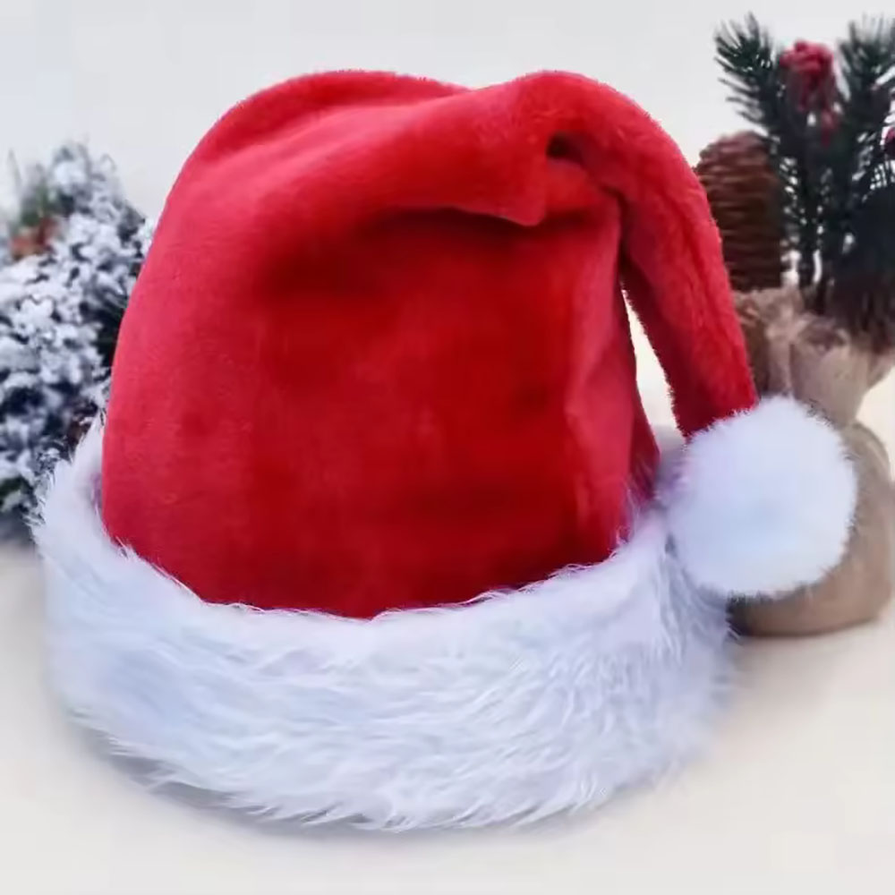 Novo Chapéu de Natal para Adul - Santa Hat Plush avaliação e preço