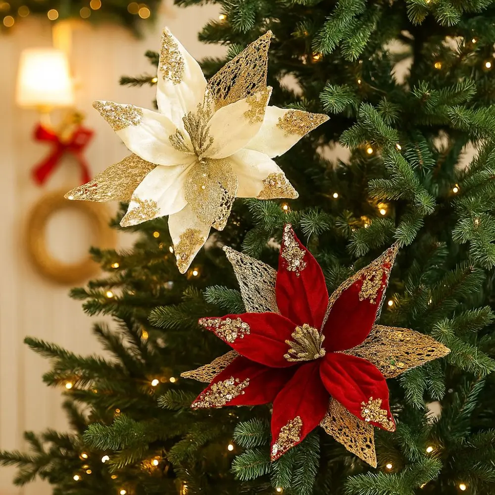29cm artificial flor de natal  - Christmas Wreath Fake avaliação e preço