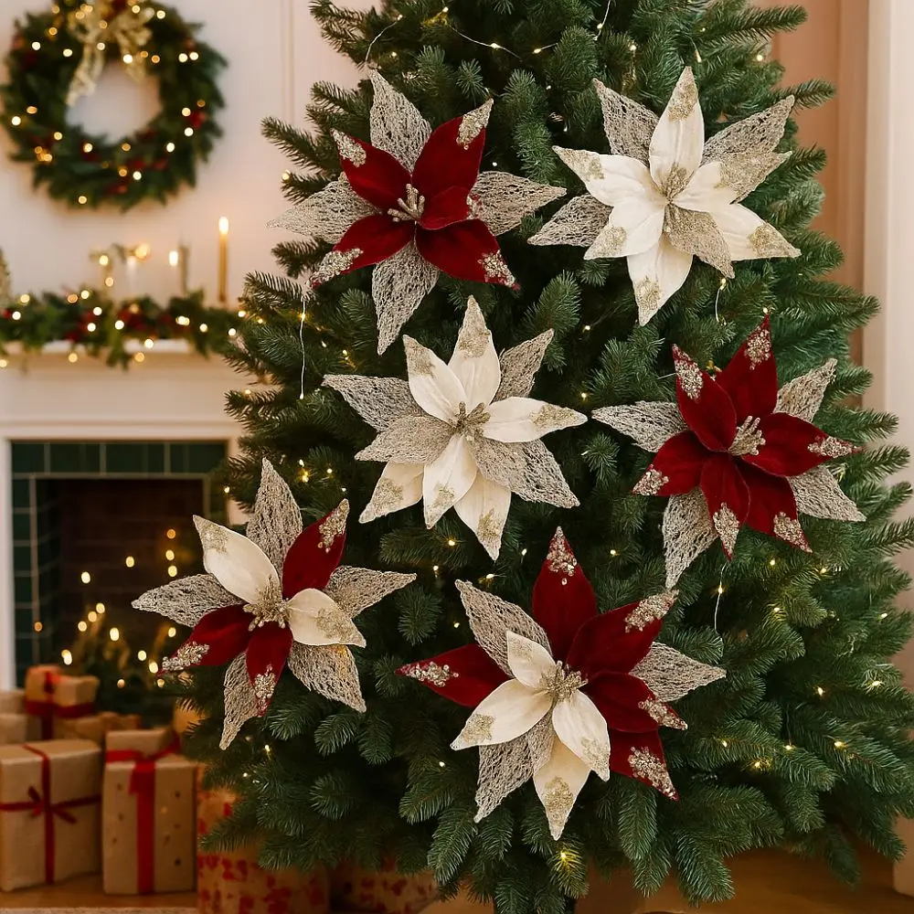 29cm artificial flor de natal  - Christmas Wreath Fake avaliação e preço