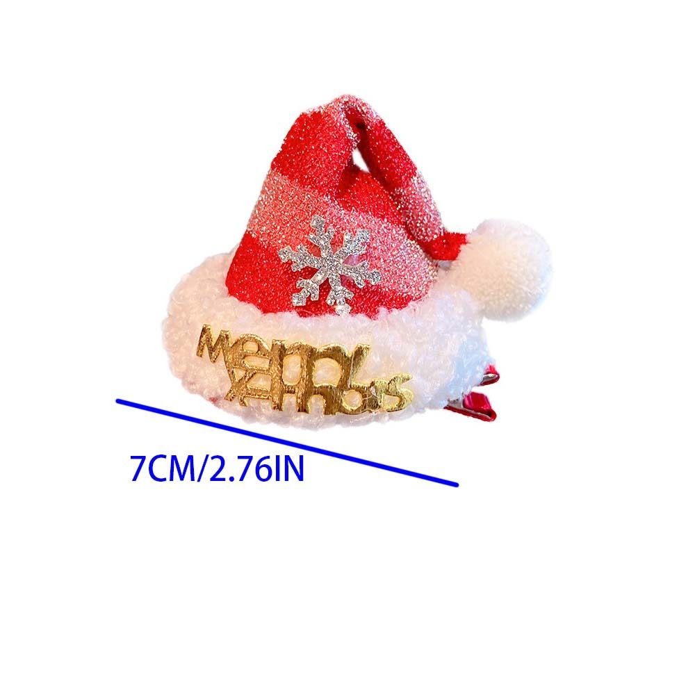 Bonito estrela natal grampo de - Santa Hat Plush avaliação e preço