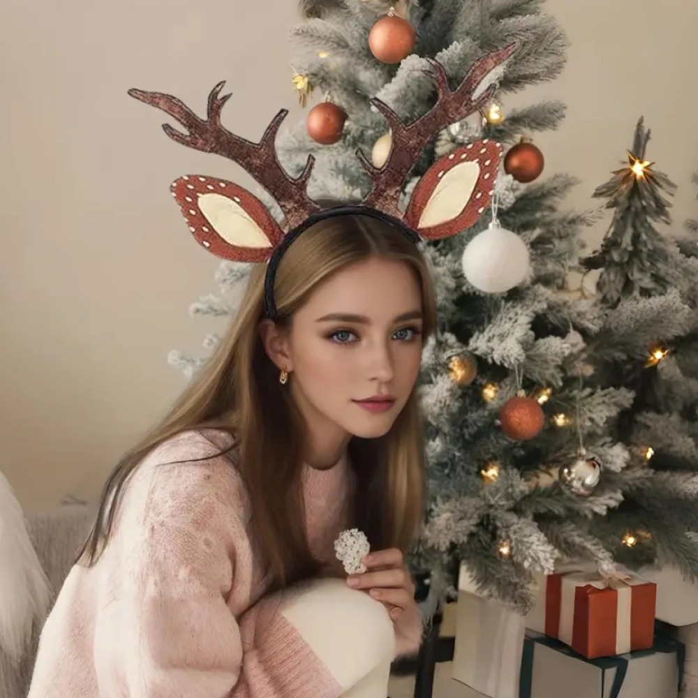 Arco de cabelo decorativo com  - Reindeer Antlers Headband avaliação e preço