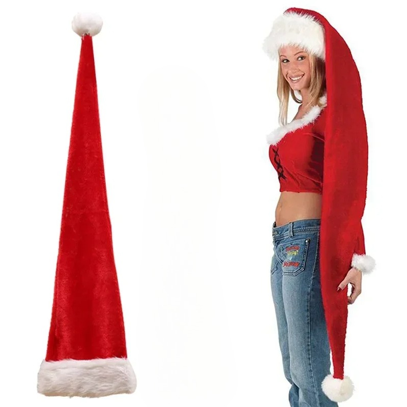 Chapéu de Papai Noel Extra Lon - Santa Hat Plush avaliação e preço
