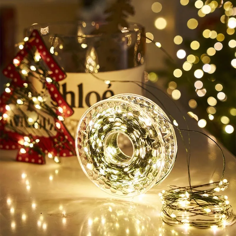 5m/10m/20m led fio de cobre lu - Led Fairy String Lights avaliação e preço