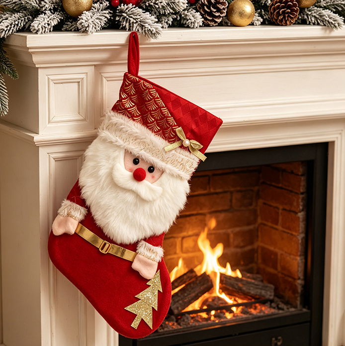 Meia de Natal para Pendurar, S - Christmas Stocking Hanging avaliação e preço