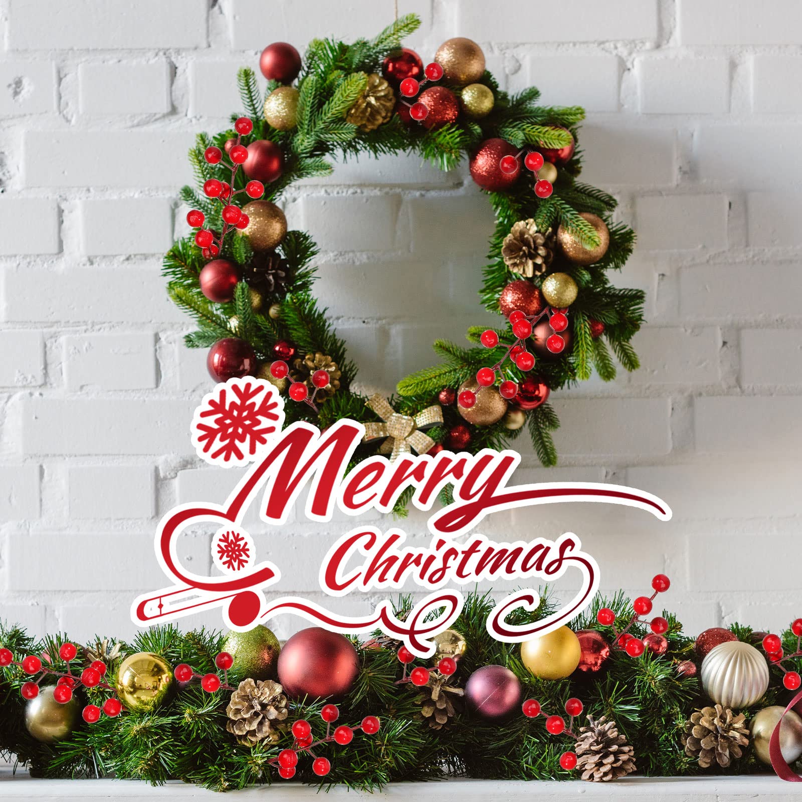 Ramos de pinheiro artificiais, - Christmas Wreath Fake avaliação e preço