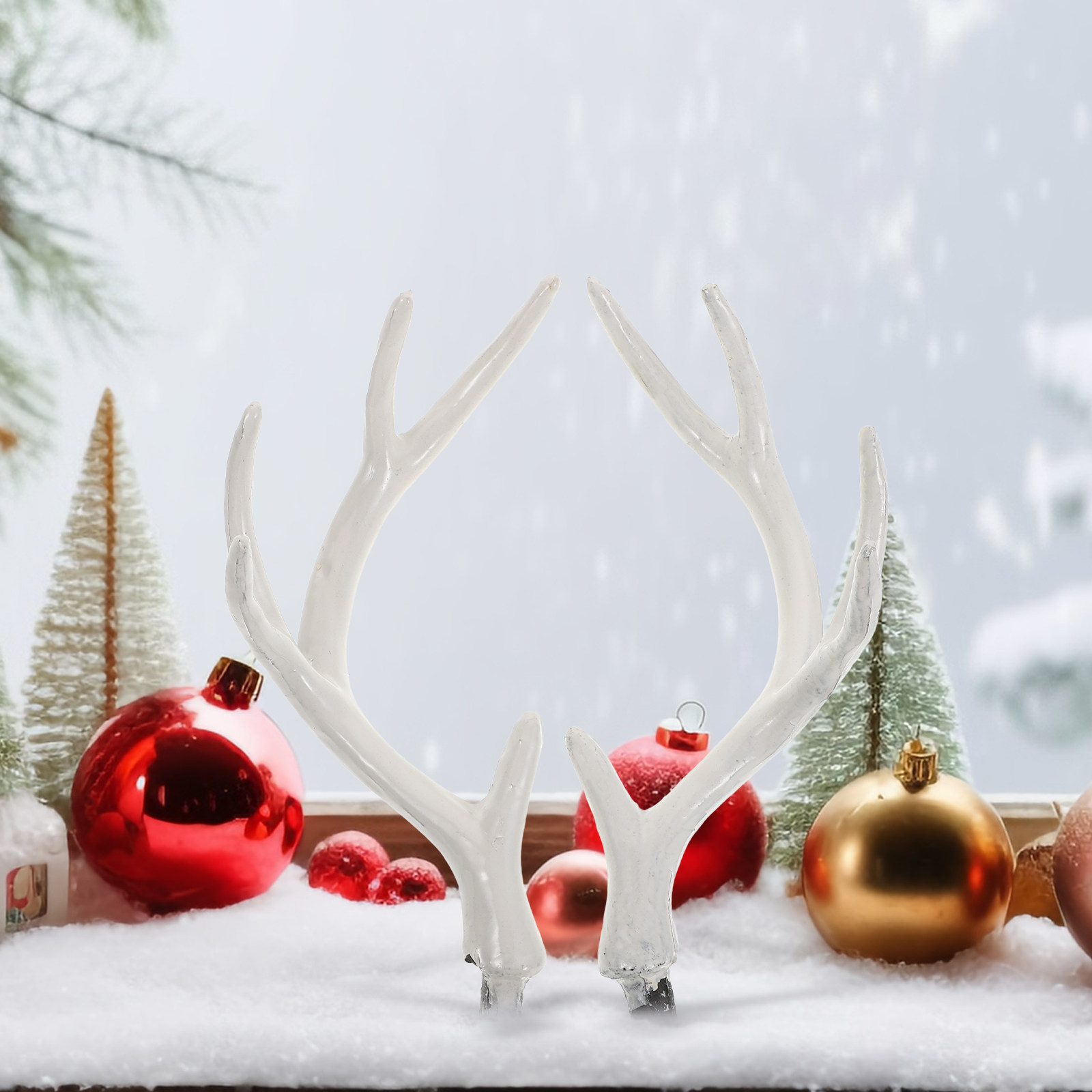 1 Par de Chifres de Veado Bran - Reindeer Antlers Headband avaliação e preço