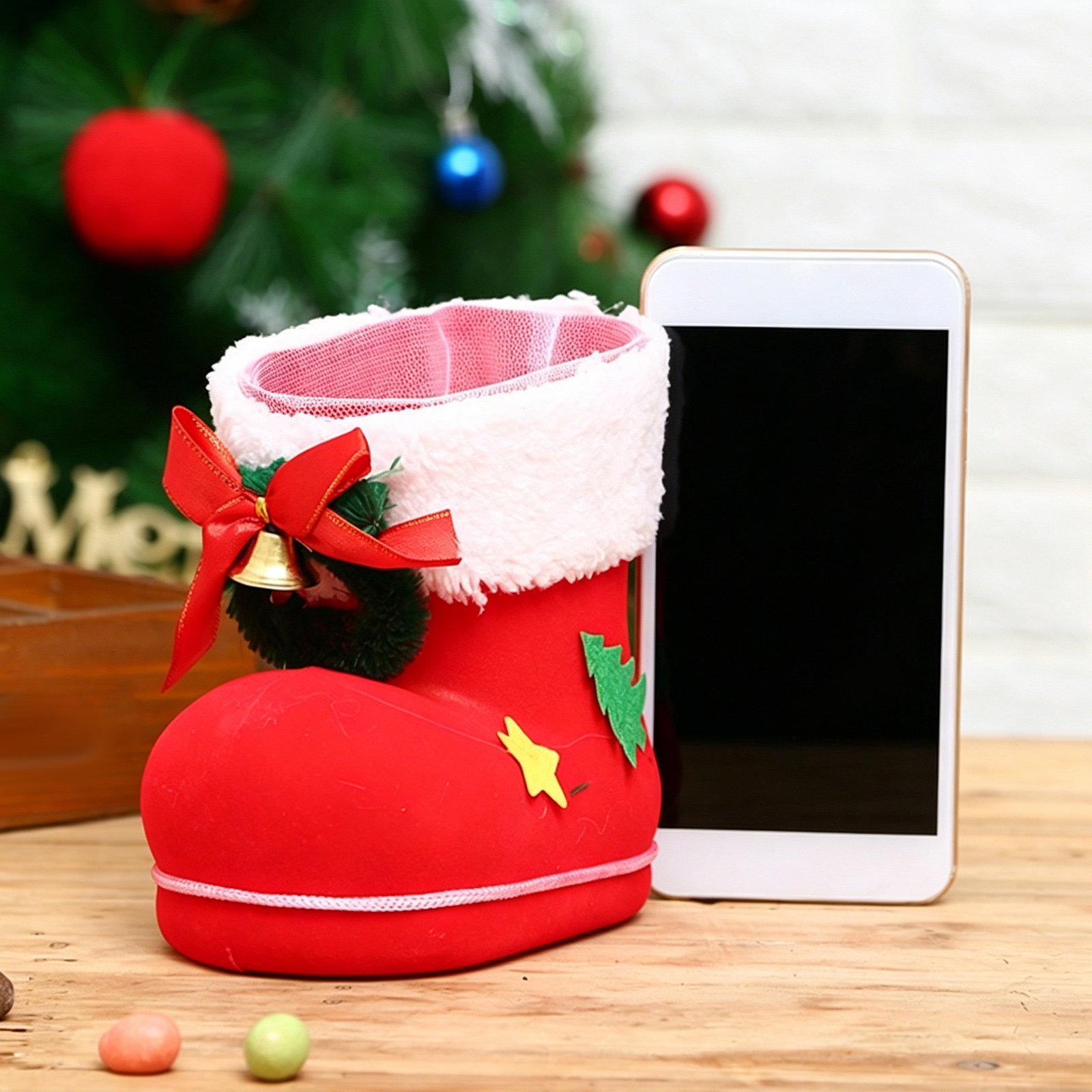 2 Peças de Meias de Natal para - Christmas Stocking Hanging avaliação e preço