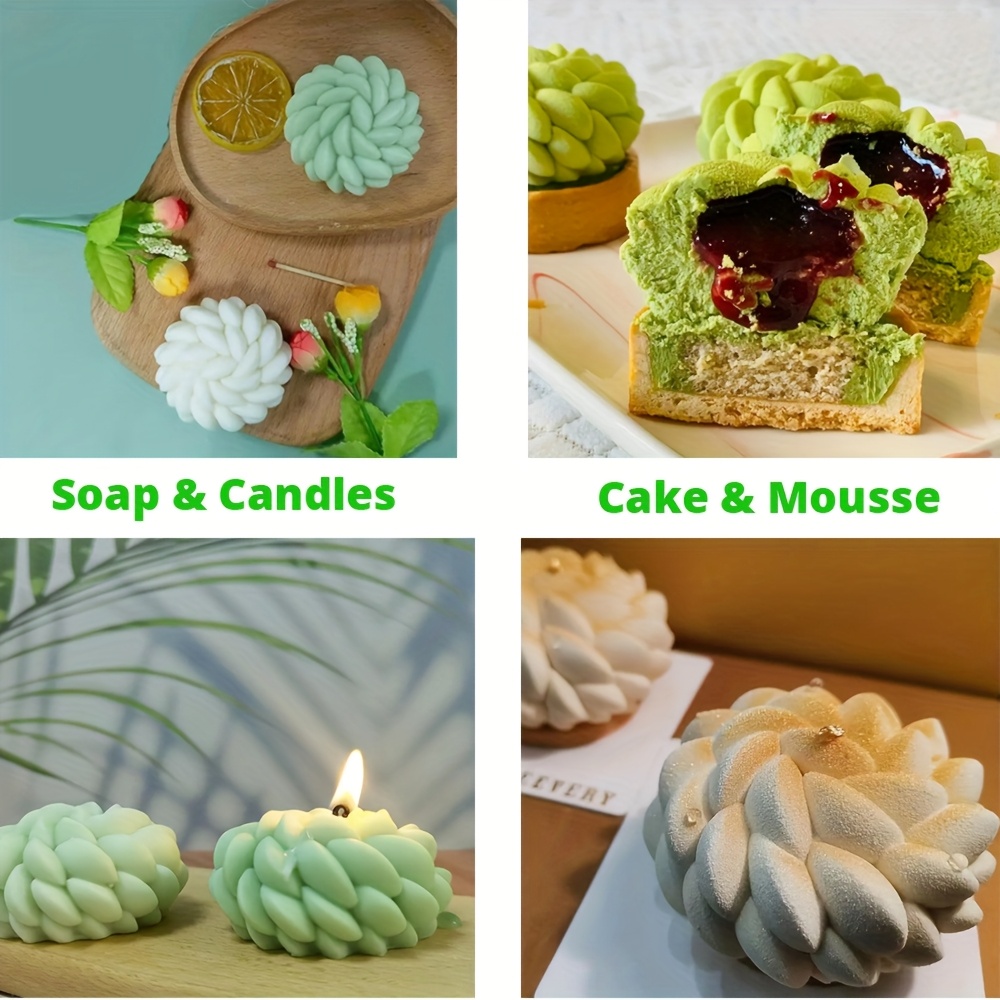1 Forma de Bolo Santa Ana Flor - Holiday Candle Set avaliação e preço