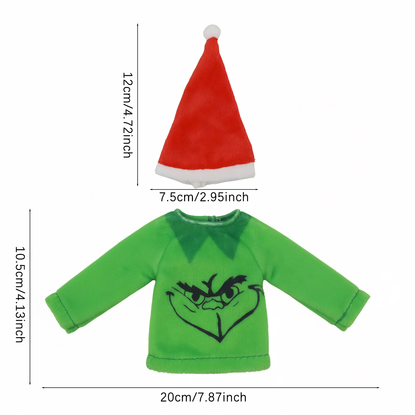 Adequado para bonecas de 30cm, - Santa Hat Plush avaliação e preço