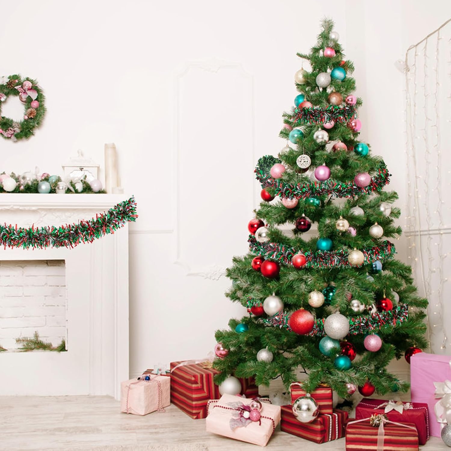 Guirlanda de Natal de 2M em Ti - Tinsel Garland Decoration avaliação e preço