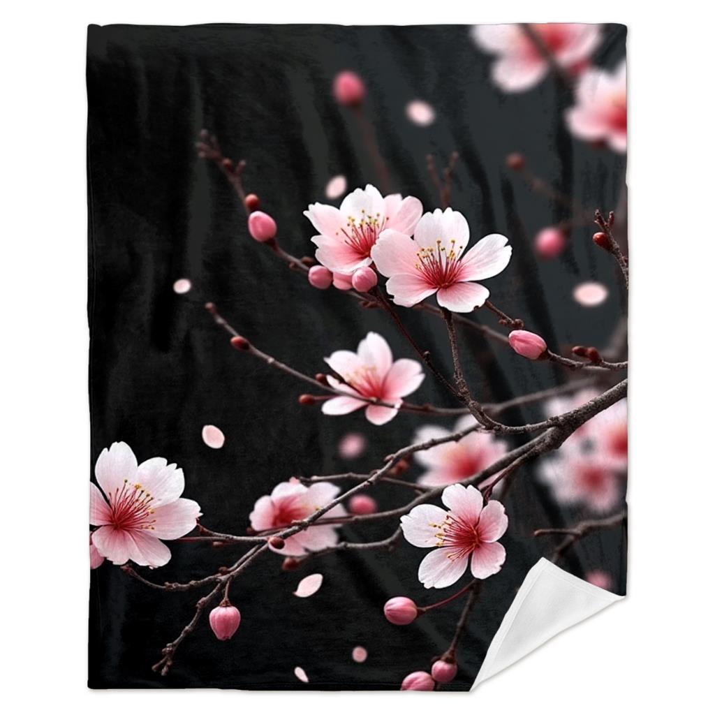 1PC Manta Japonesa Sakura, Man - Christmas Throw Blanket avaliação e preço
