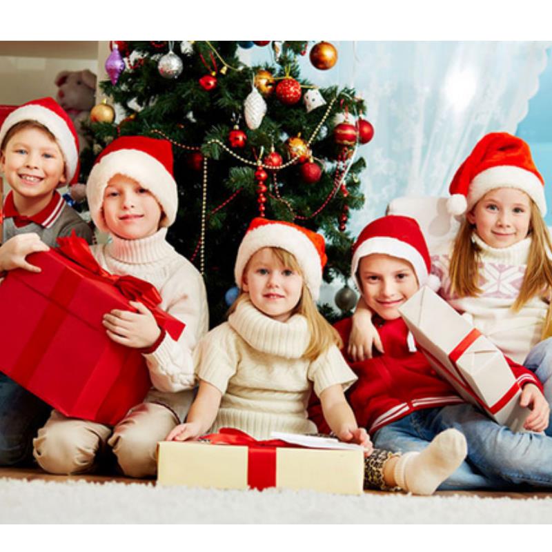 Chapéu de natal de pelúcia par - Santa Hat Plush avaliação e preço