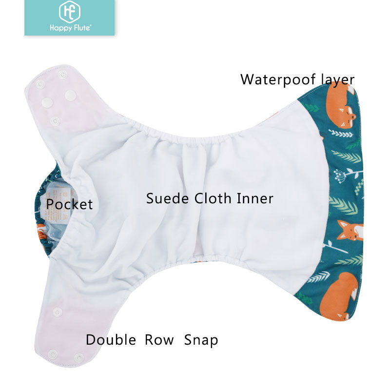 HappyFlute 8 fraldas + 8 inser - Pampers Diaper Premium Care avaliação e preço