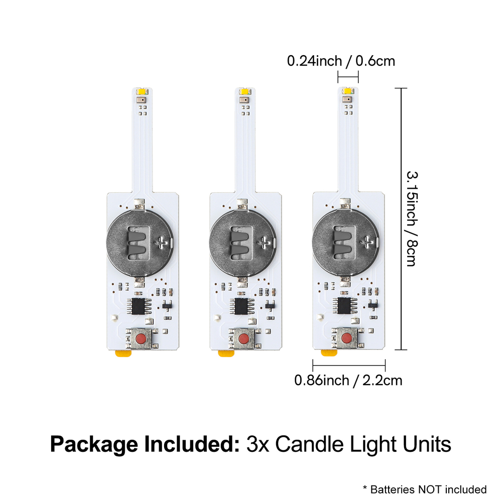 3-12 pces luz de vela do diodo - Holiday Candle Set avaliação e preço