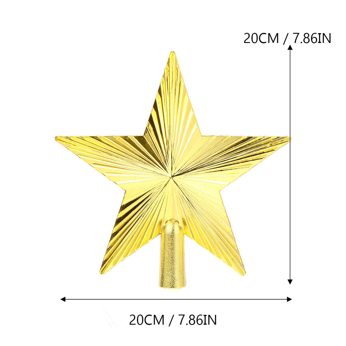 2 Peças de Enfeite de Natal Es - Star Tree Topper avaliação e preço