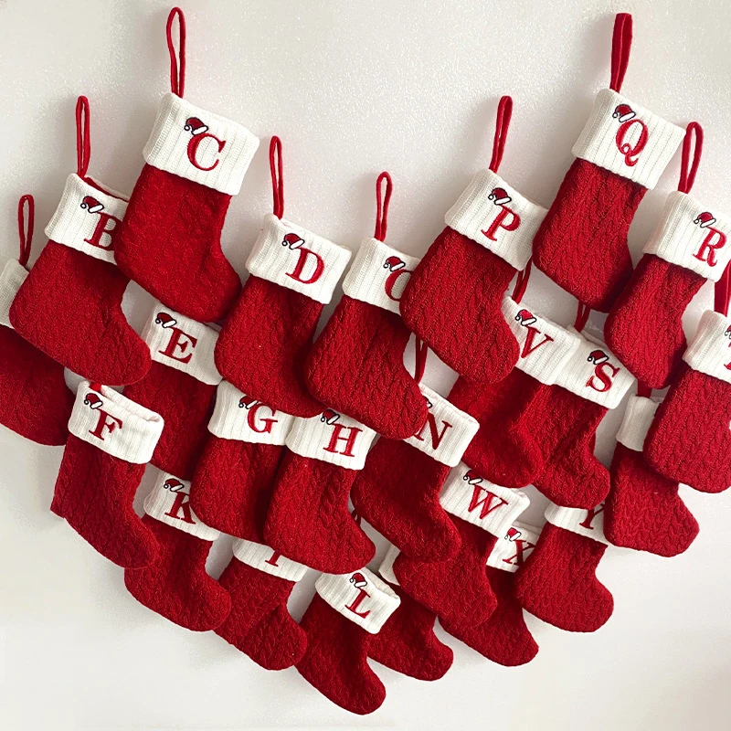 Decoração de natal 2025 letras - Christmas Stocking Hanging avaliação e preço